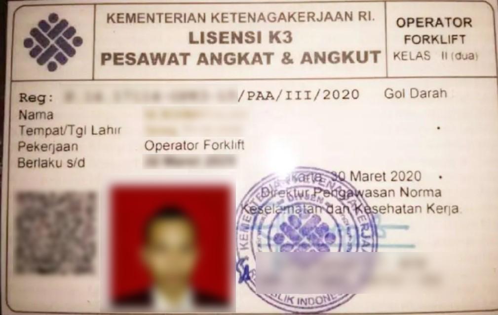 Contoh Sio Forklift
